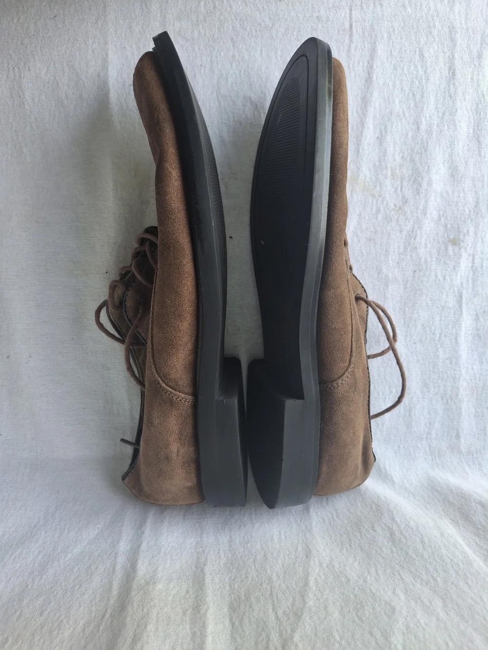 Banana Republic Men's Brown Suede Chukka Lace-Up Boots